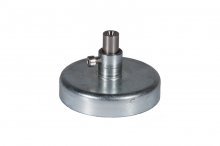 Magnetic base with insert cylinder and thread for counter pins