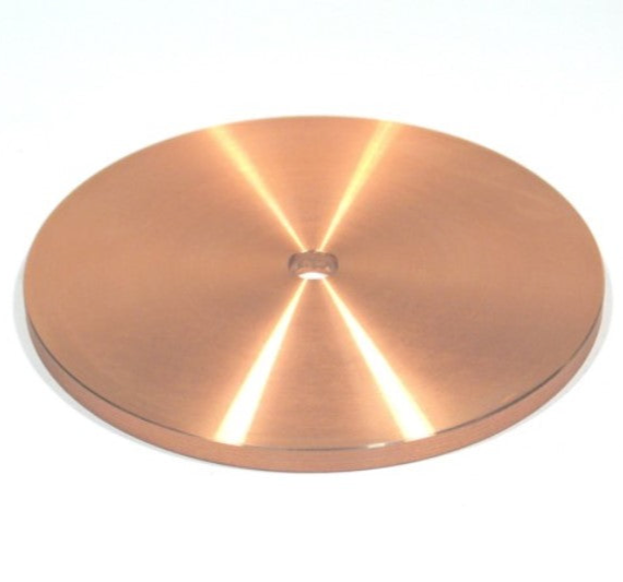 Copper disc Ø 150 mm, solid