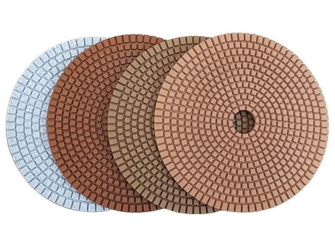 Agate grinding set, brown 125 mm